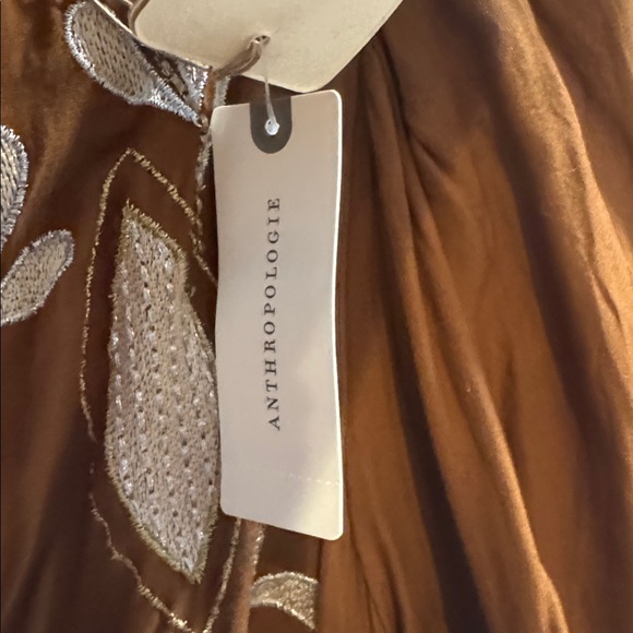 Anthropologie Let Me Be Embroidered Open-Back Maxi Dress - Picture 6 of 8